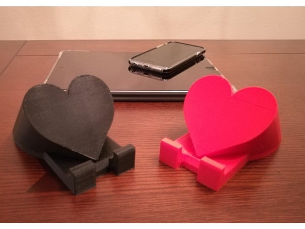 Heart Shaped phone and tablet stand