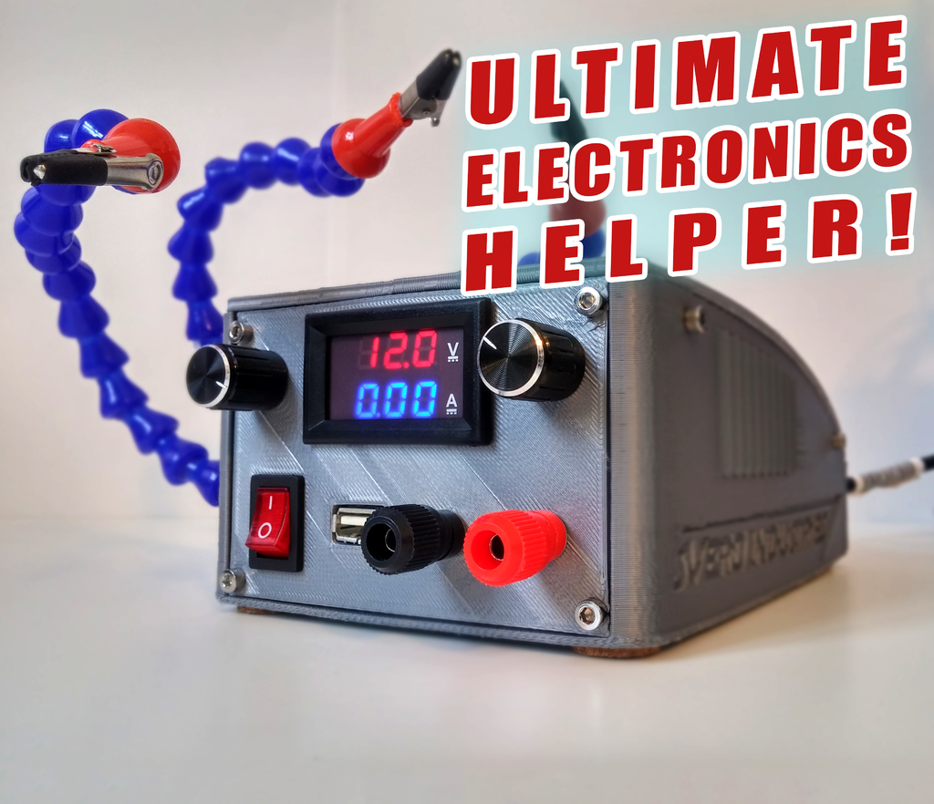 Ultimate Electronics Helper - Bench PSU with Helping Hands