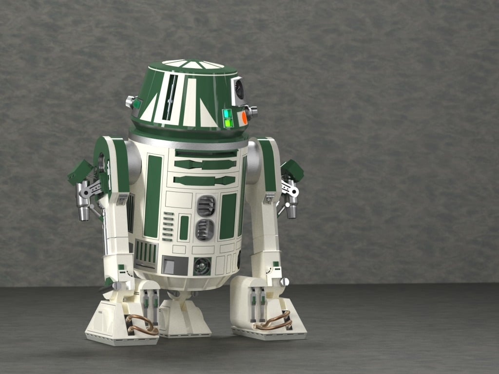 R6C9 - Astromech droid (created in PARTsolutions)