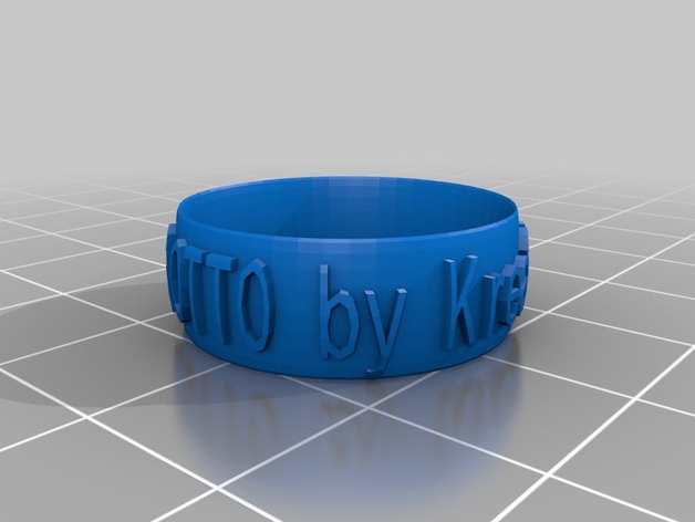 My Customized Text Ring/Bracelet/Crown Thing/GIOTTObyKrea3D
