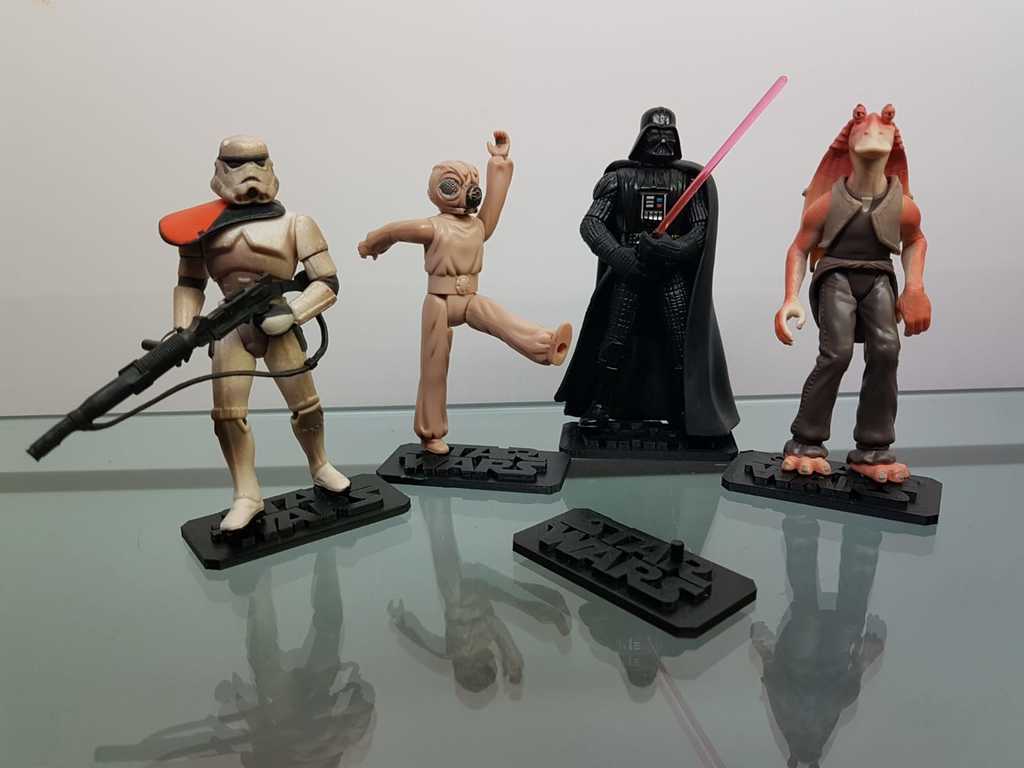 Star Wars figures display stand Hasbro 6"