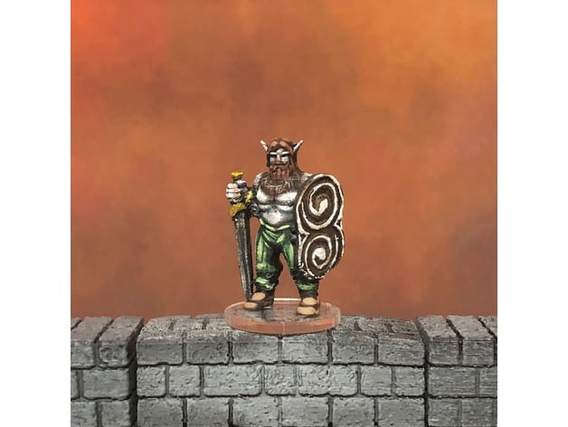 Image of Firbolg Warrior (28mm/32mm scale)