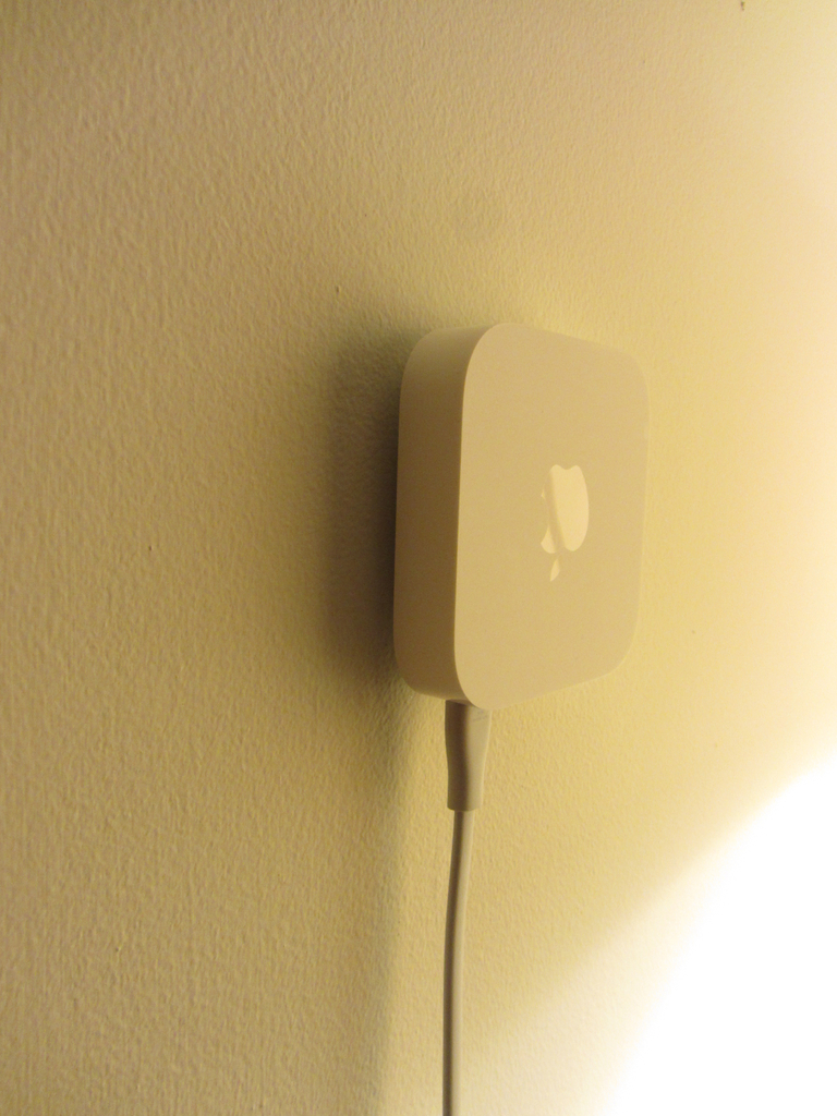 Invisible Airport Express / Apple TV Wall Mount (adaptable)