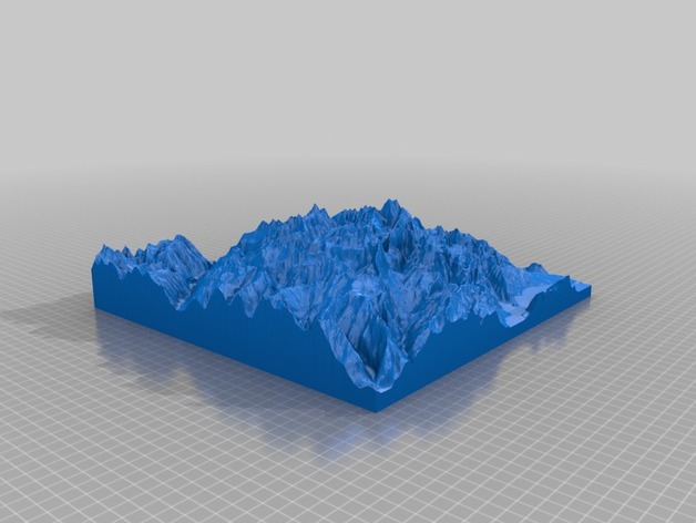 3D Map Of Lauterbrunnen Valley Switzerland