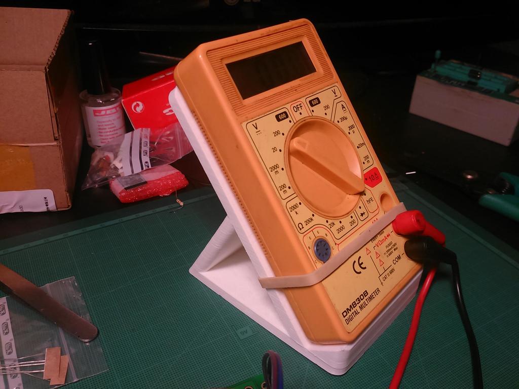 Cheap multimeter support stand