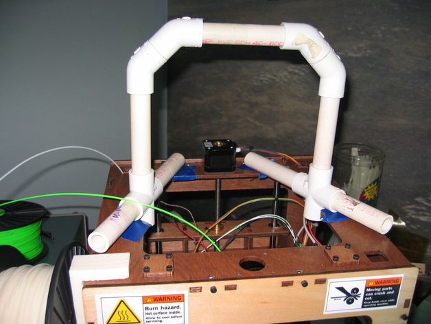 PVC Filament Spool Holder on Top