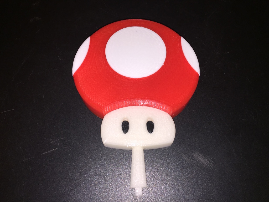 Mario Kart Trophy Mushroom Insert