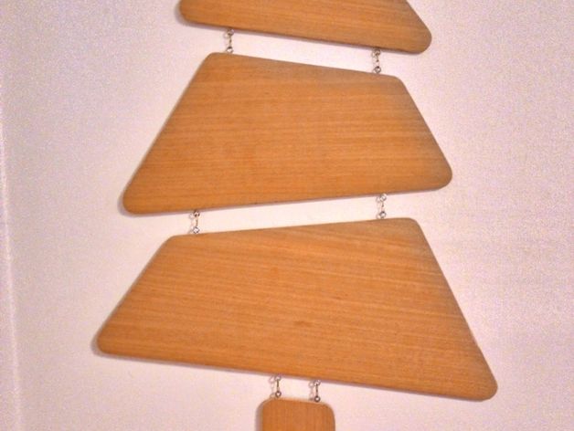 Modern wood Christmas Tree