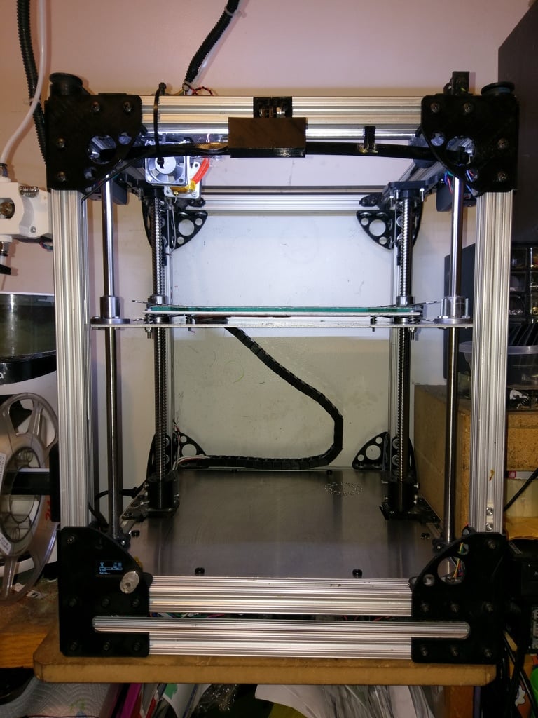 ROB-O Junior FFF 3D Printer using 80/20s 10/10 (1"x1") extrusion