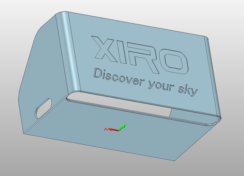 Xiro drone sun shade for iPhone 6 (also with bumper) or smaller