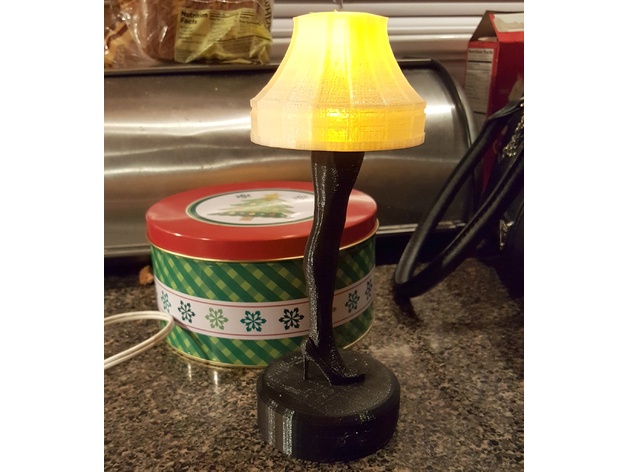 Christmas Story leg lamp remix for LED lighting