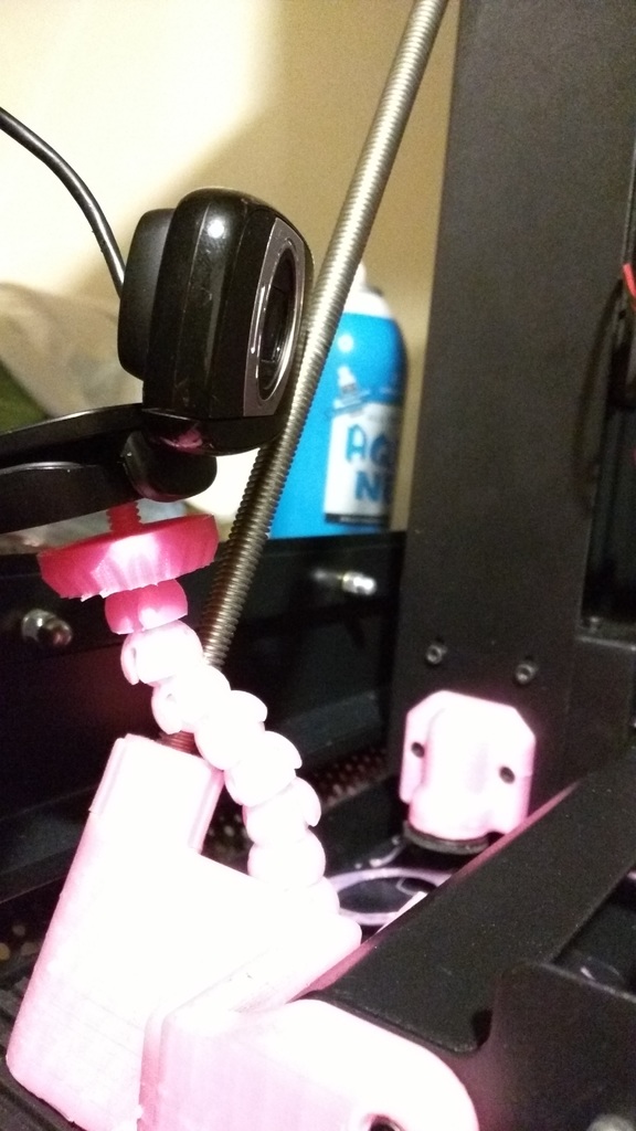 Tripod Thread Adapter for Xenz' "Webcam mount for Wanhao Di3 / Monoprice Maker Select v2.1"