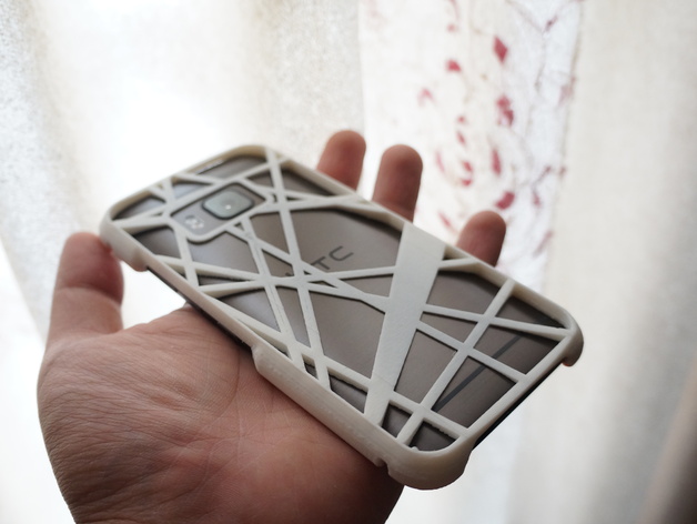HTC One M9 Case modified for easier printing - Original by Mr. Mat from grabcad.com
