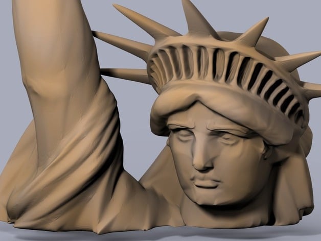High Resolution Statue of Liberty, Planet of the Apes Edition