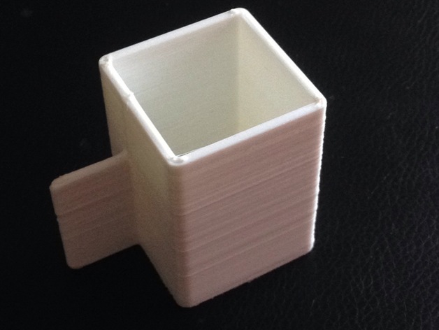 Square coffee cup