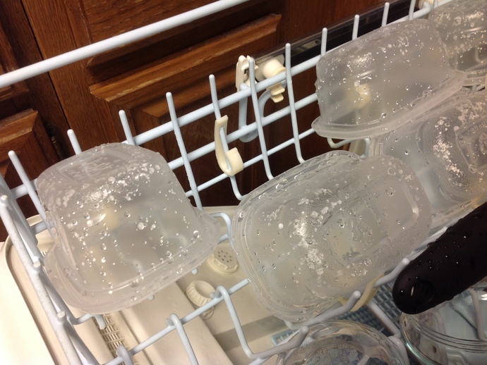 Dishwasher Plastic Container Clip