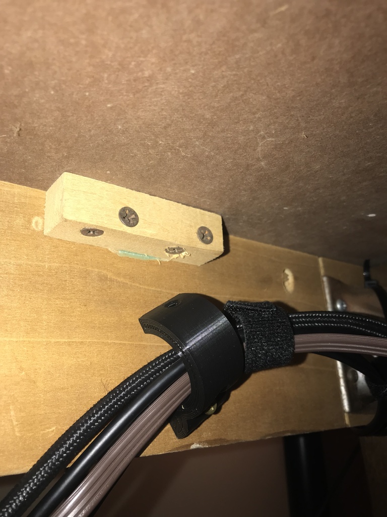 Cable Holder Under Desk