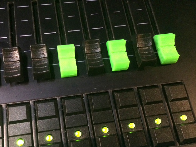 Lighting Board Color-Coded Fader