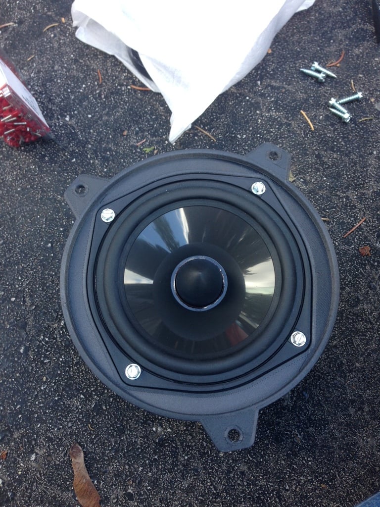 Speaker adapter rings (woofer and tweeter) for BMW vehicles