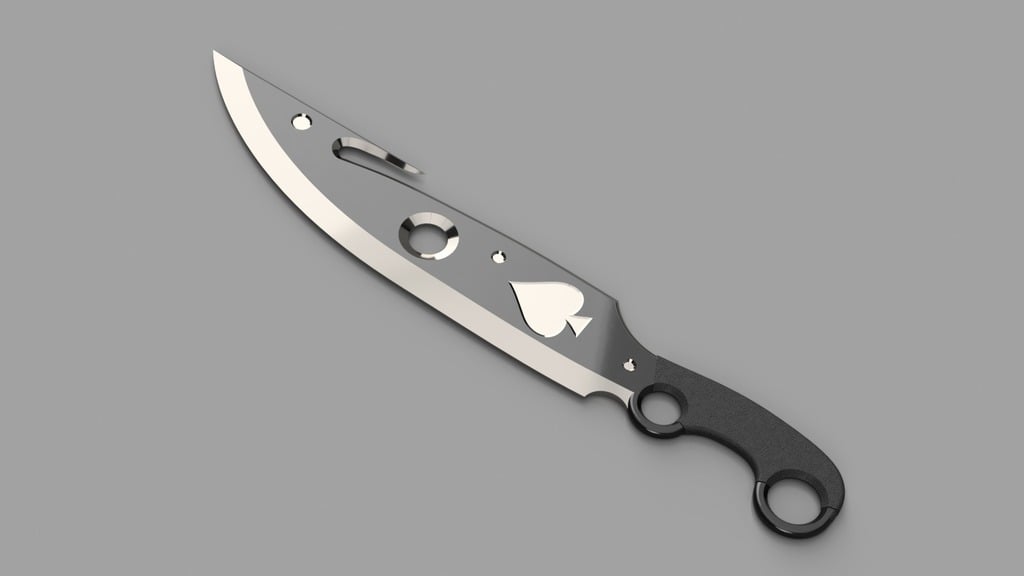 Destiny Hunter Knife: "Ace of Blades" Cayde-6 Concept