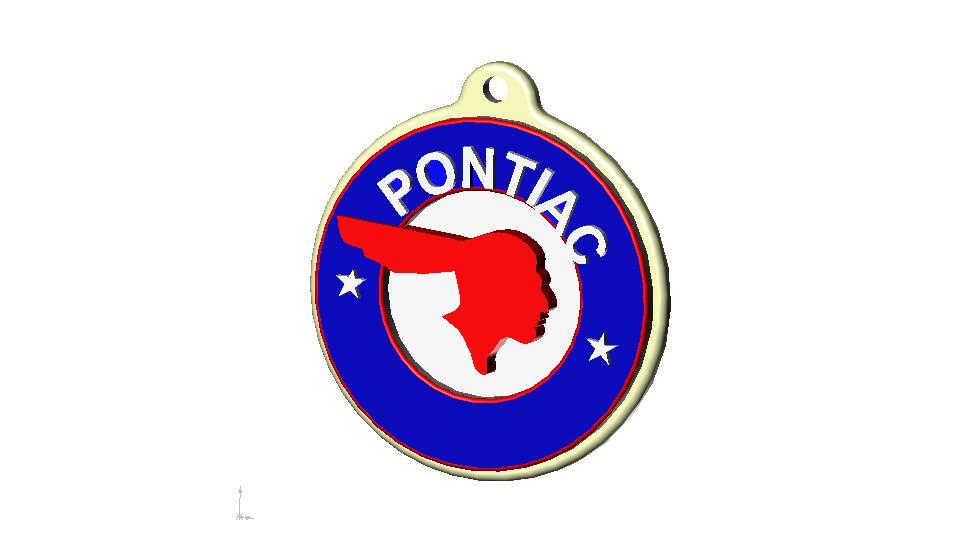 Older Pontiac logo/keyring