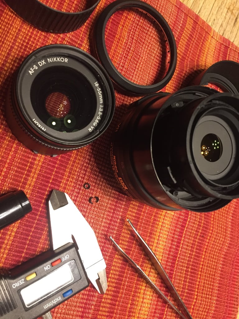 Nikon AF-S 18-55 DX Lens Focus barrel guide bushing