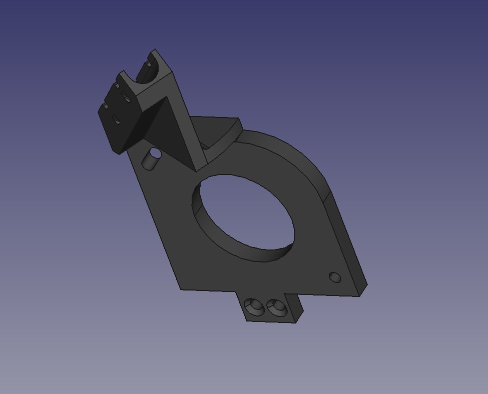  Anet A6 extruder/hotend cable holder