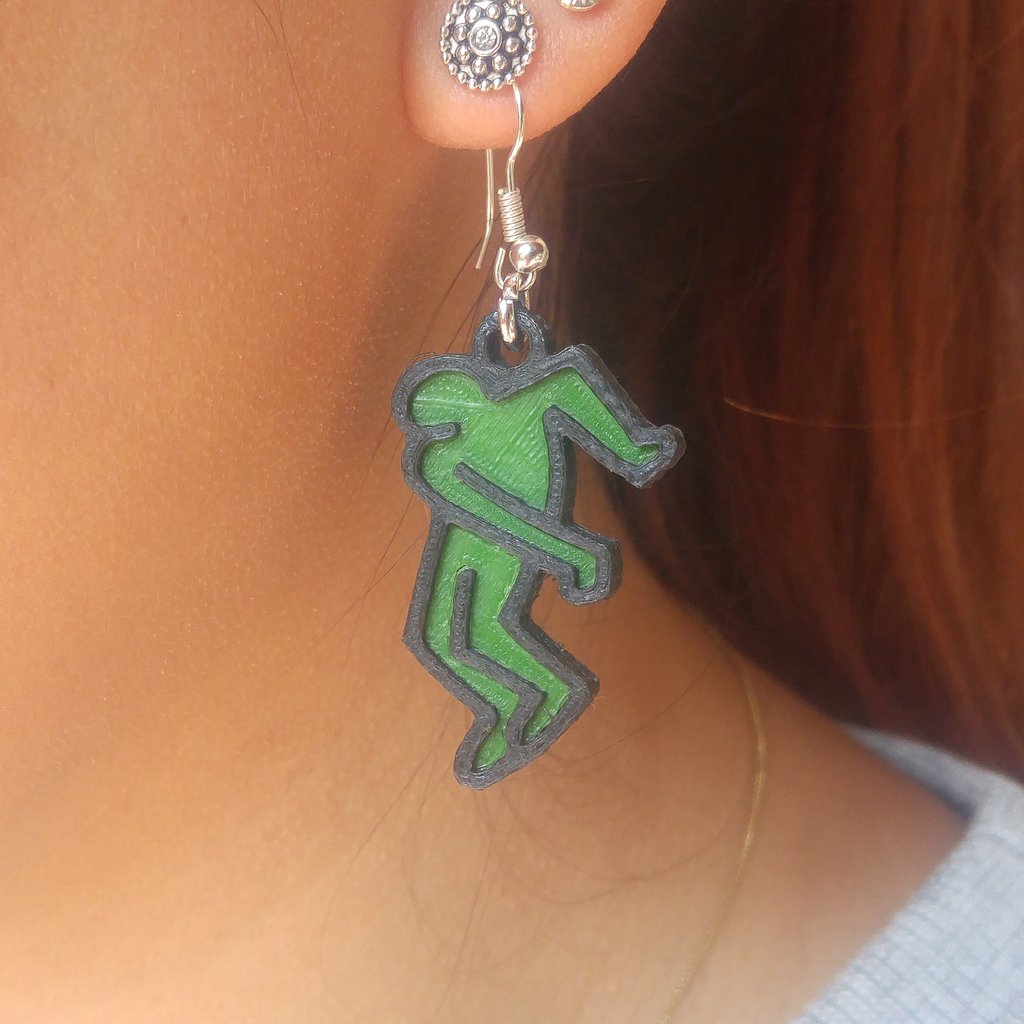 Keith Haring earring