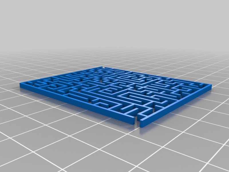 My Customized Random maze generator without base
