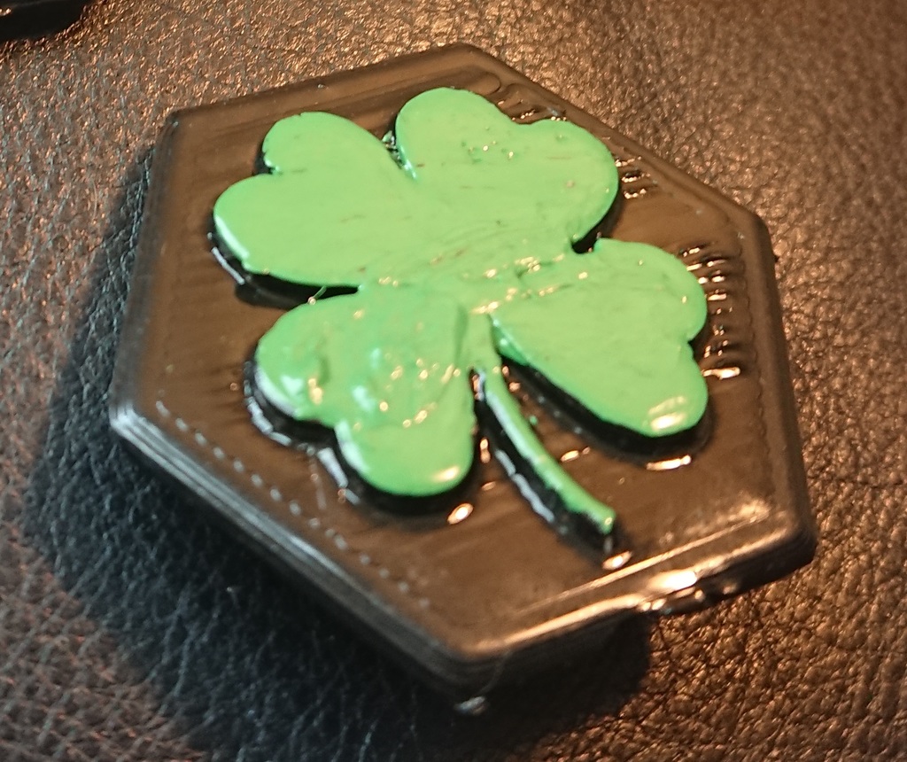 Four Leaf Clover Pin | St Patrick's Day Clover Pin 