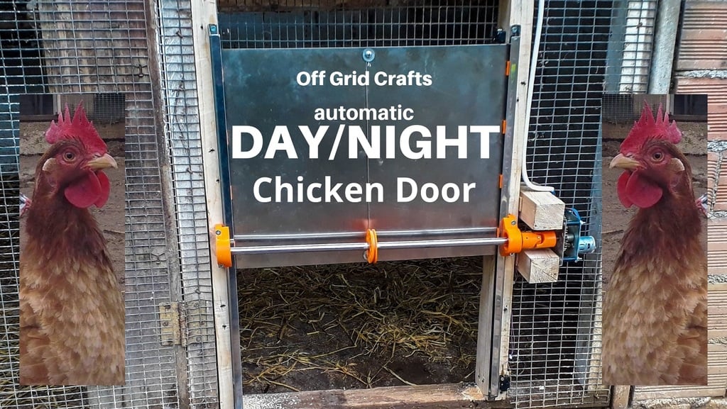 Off Grid Automatic Solar Chicken Coop Door