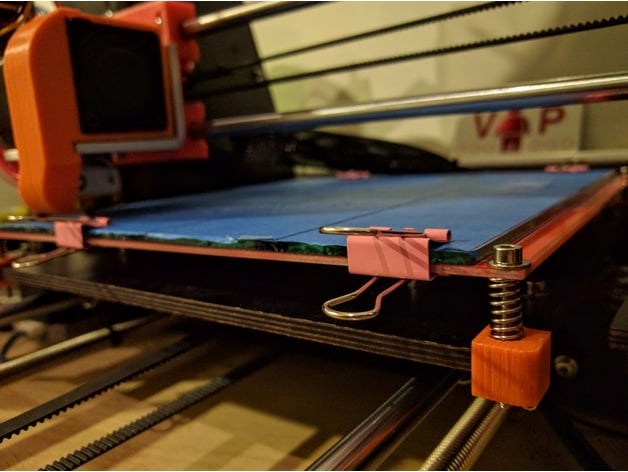 Geeetech prusa bed calibration clip