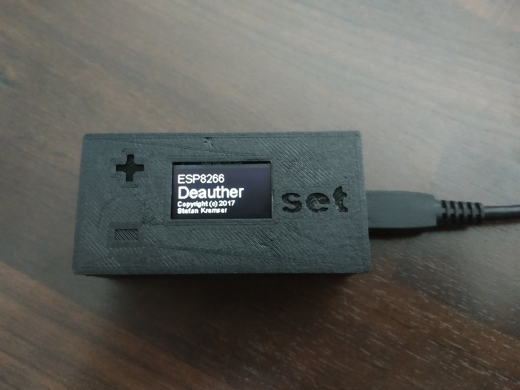 NodeMCU ESP8266 Deauther OLED Touch Sensor