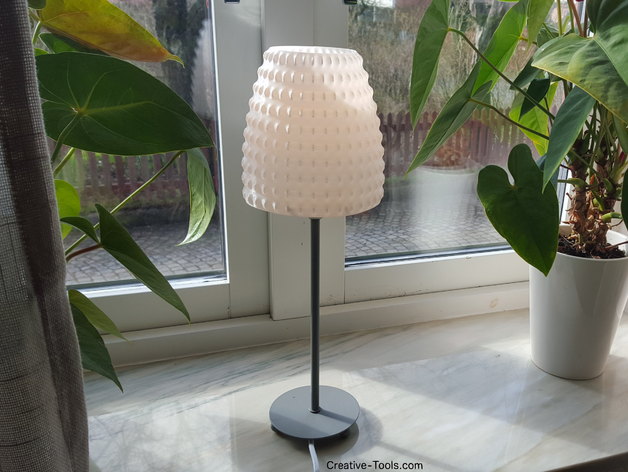 3d Printable Lampshade For Standard, Table Lamp Shade 3d Printed