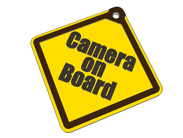 Camera On Board saftysign