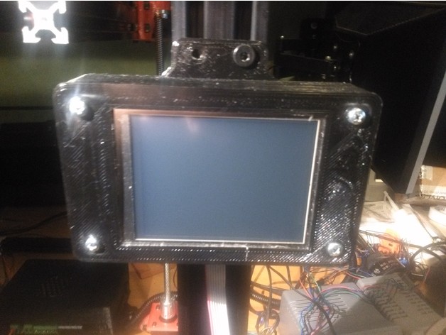 MKS TFT32 touch screen mount for 2040 aluminum extrusion