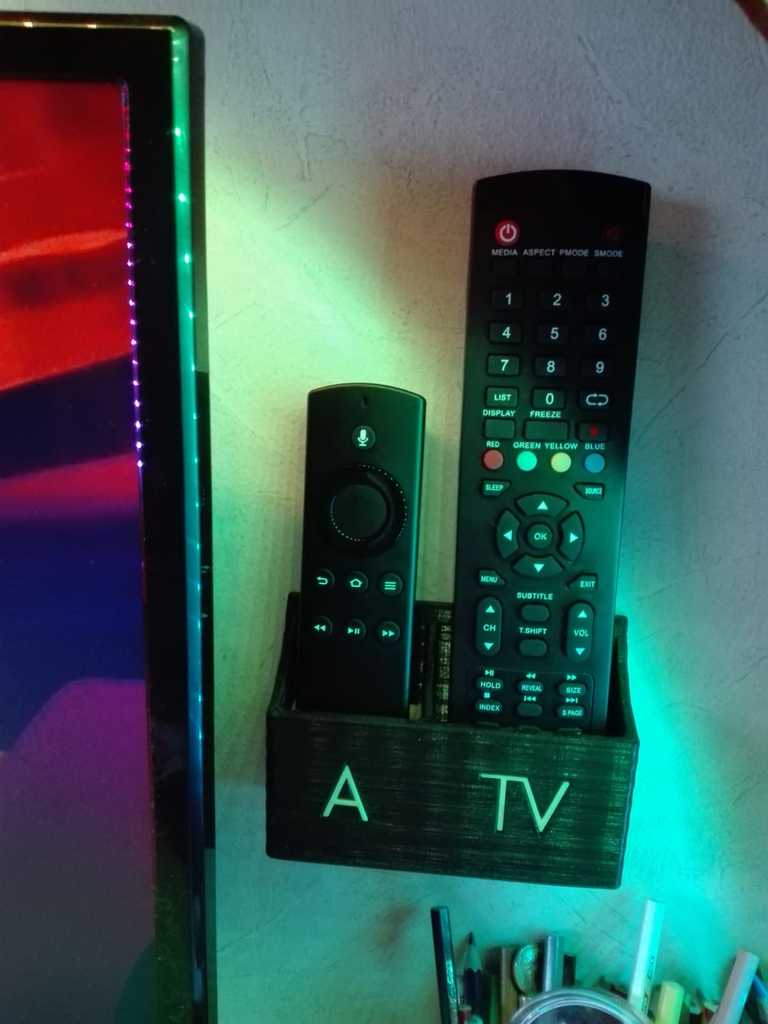 IR-Remote Holder for FireTV + TV