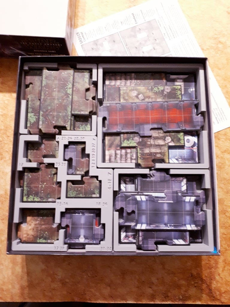 Imperial Assault - Base Game Map tile organizers