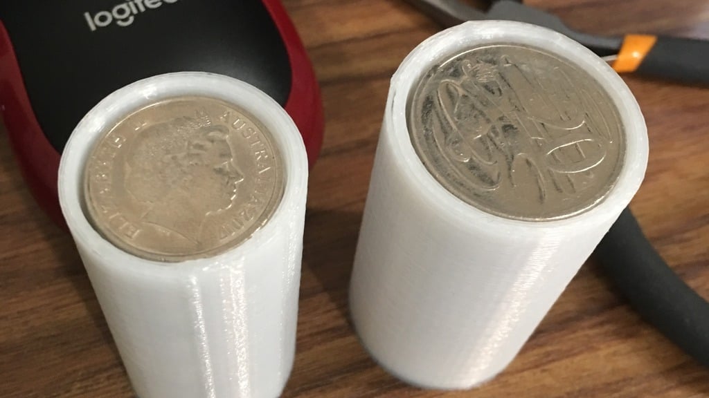 Australian Coin tubes (easy print)