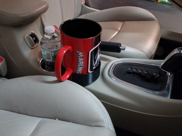 Coffee Cup Holder Offset Adapter for Giant Cup