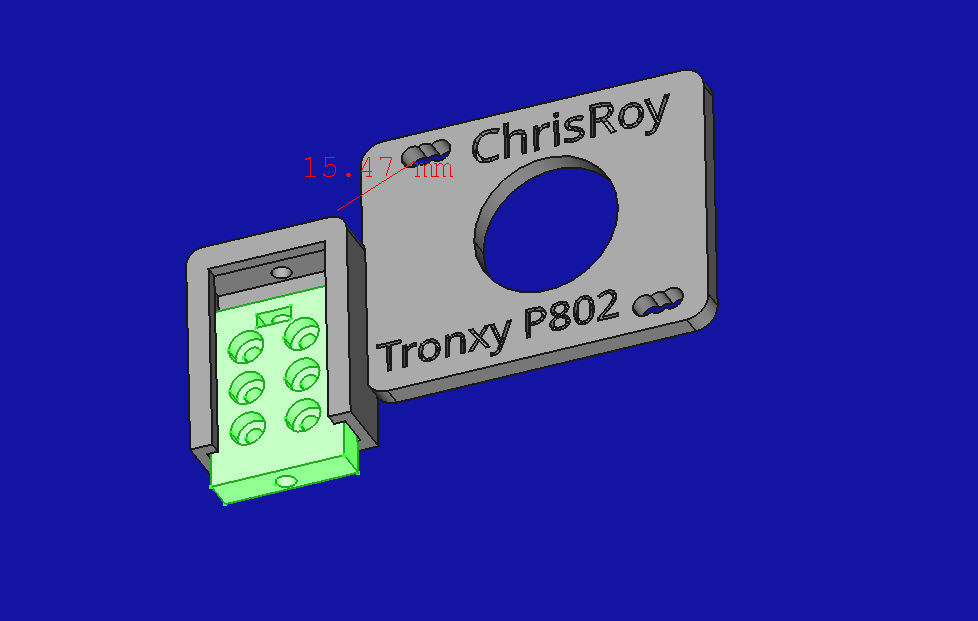 Tronxy P802MA sensor mount