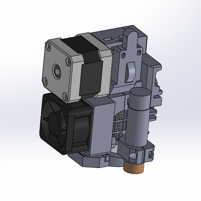 Iteration of Prusa MK2S extruder