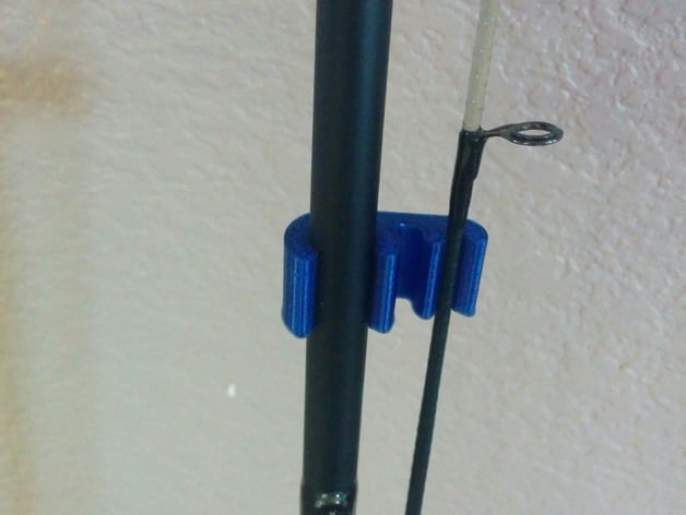 2 piece fishing rod holder clips by jcox10 - Thingiverse