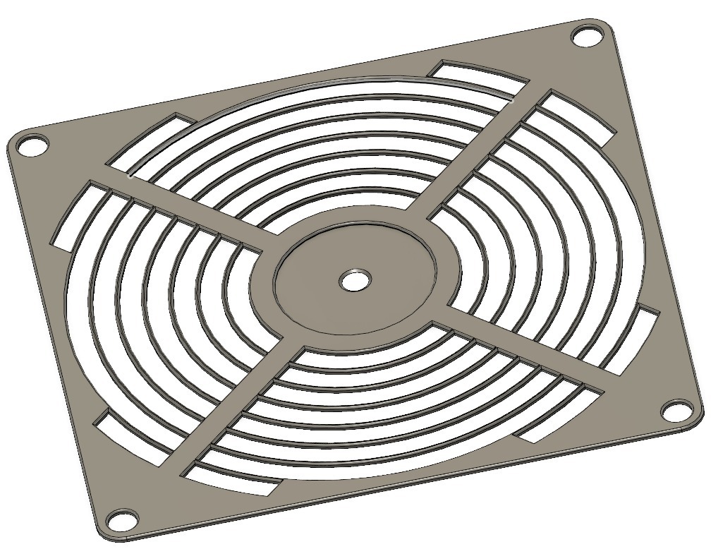 120mm fan cover for PC PSU