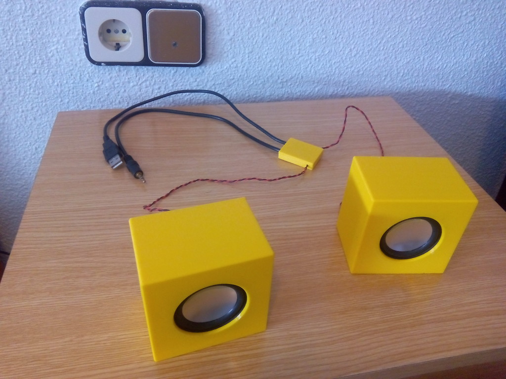 Stereo Speaker Mini Boxes