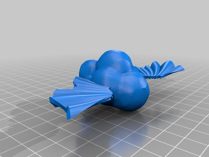 cloud with solid wings