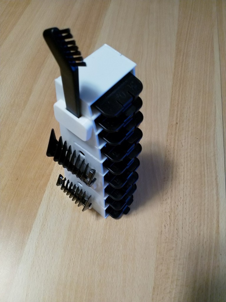 clip-on combs shelf_stackstand for Remington el.Razor equipment