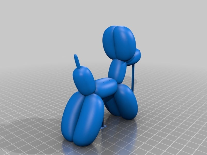 Balloon Dog Stunt Print
