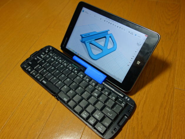 Tablet stand for RBK-3000BT foldable keyboard + Lenovo Miix 2 8/iPad mini retina
