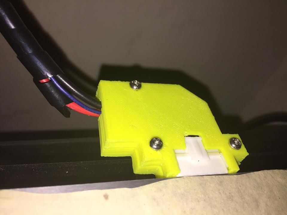 heat bed cable stress relief connector for anet a8